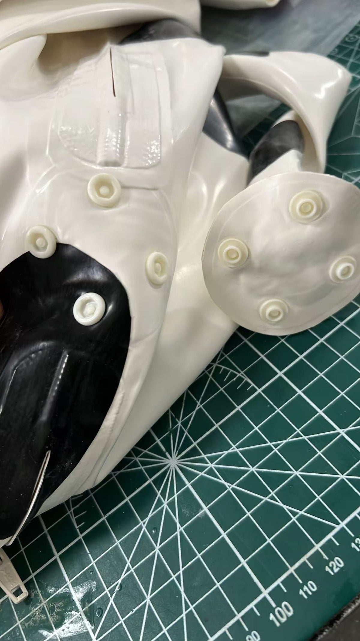 Custom Cow-Print Latex Cosplay Suit