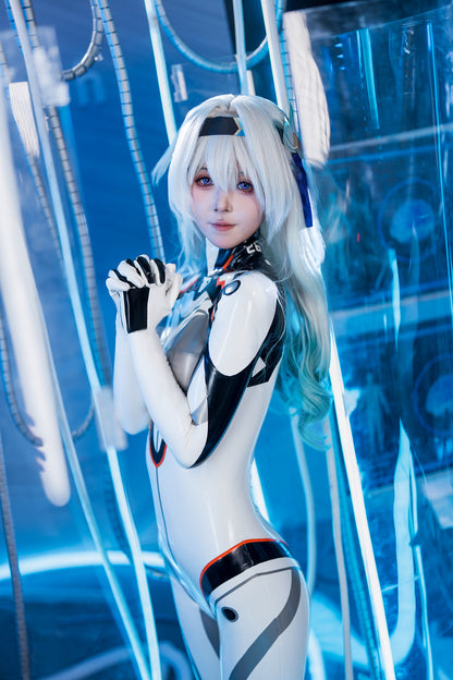 Custom Game-Inspired Latex Combat Suit