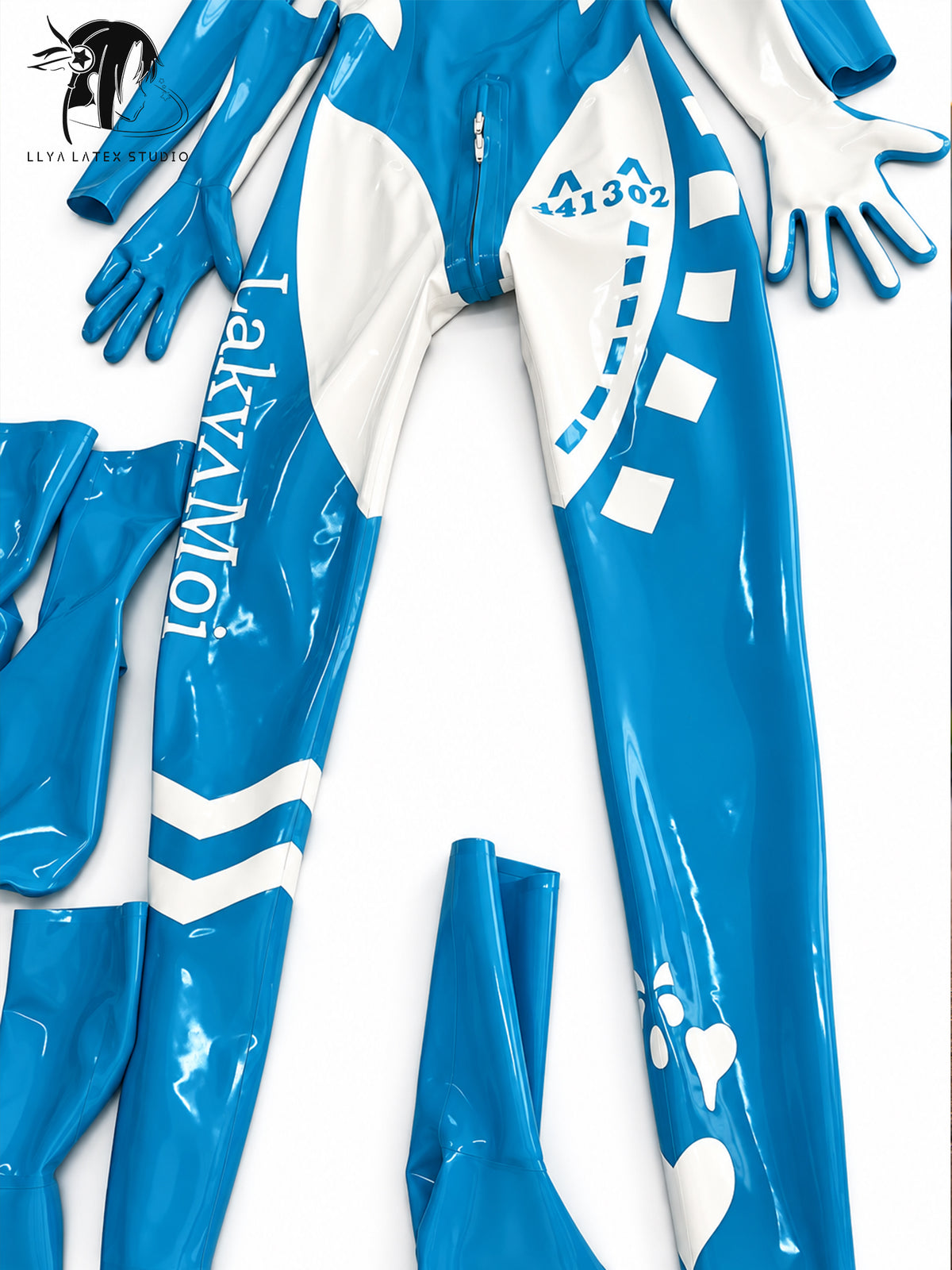 Custom Original Character Latex Outfit | Bodysuit & Jacket