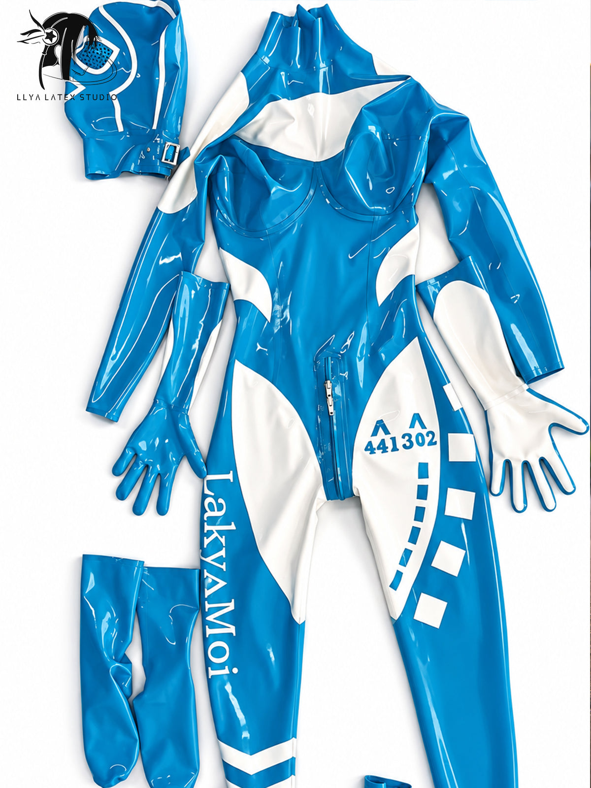 Custom Original Character Latex Outfit | Bodysuit & Jacket
