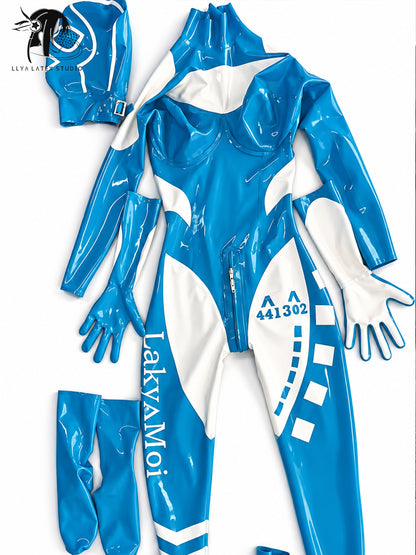 Custom Original Character Latex Outfit | Bodysuit & Jacket